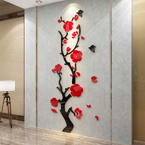 Plum Blossom Porch Decoration Wall Stickers - Image 3