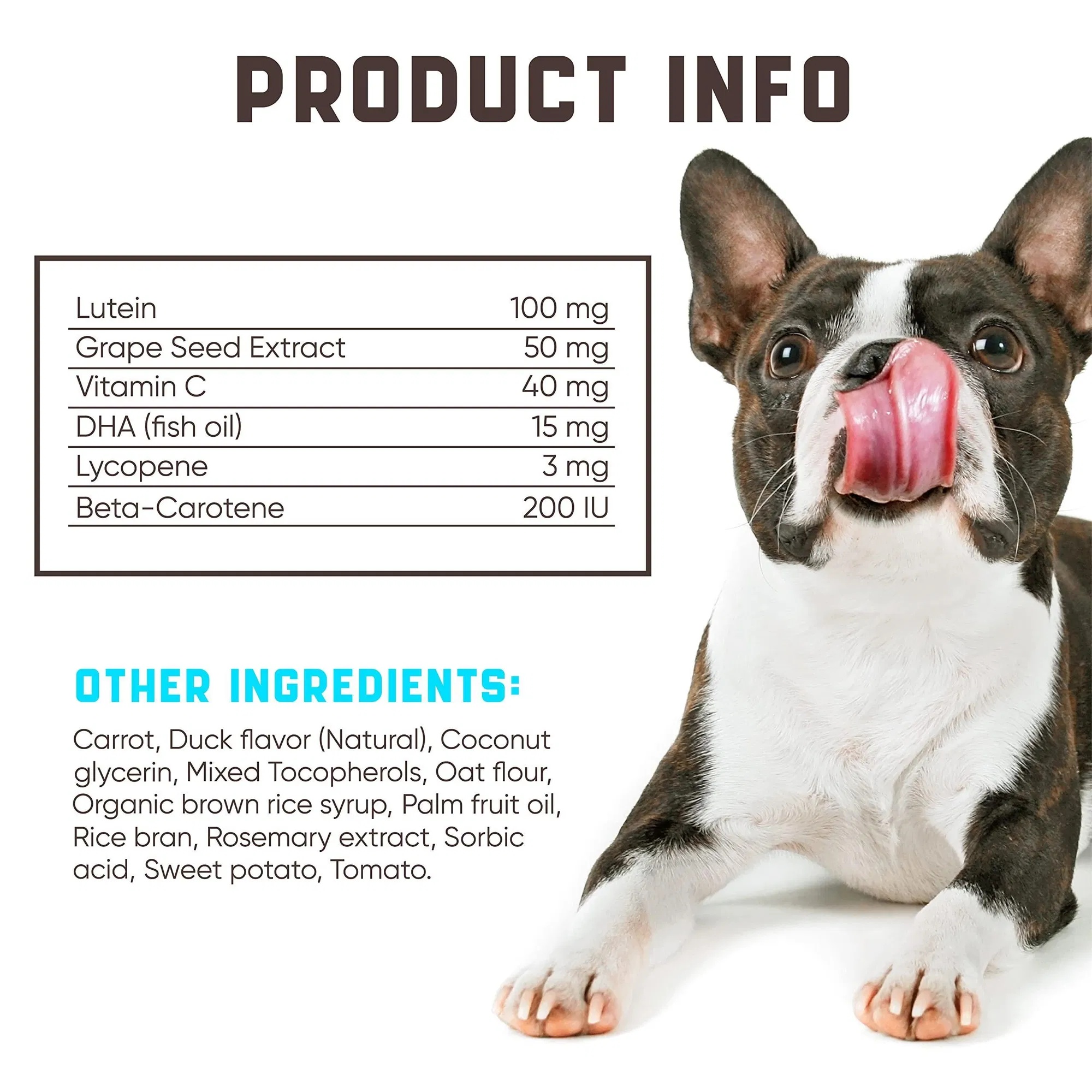 Do Not Sell On Amazon Eye Vitamins For Dogs Dog Vision Supplement For Tear Stains Dog Eye Care Immune Support Vitamin - Image 2